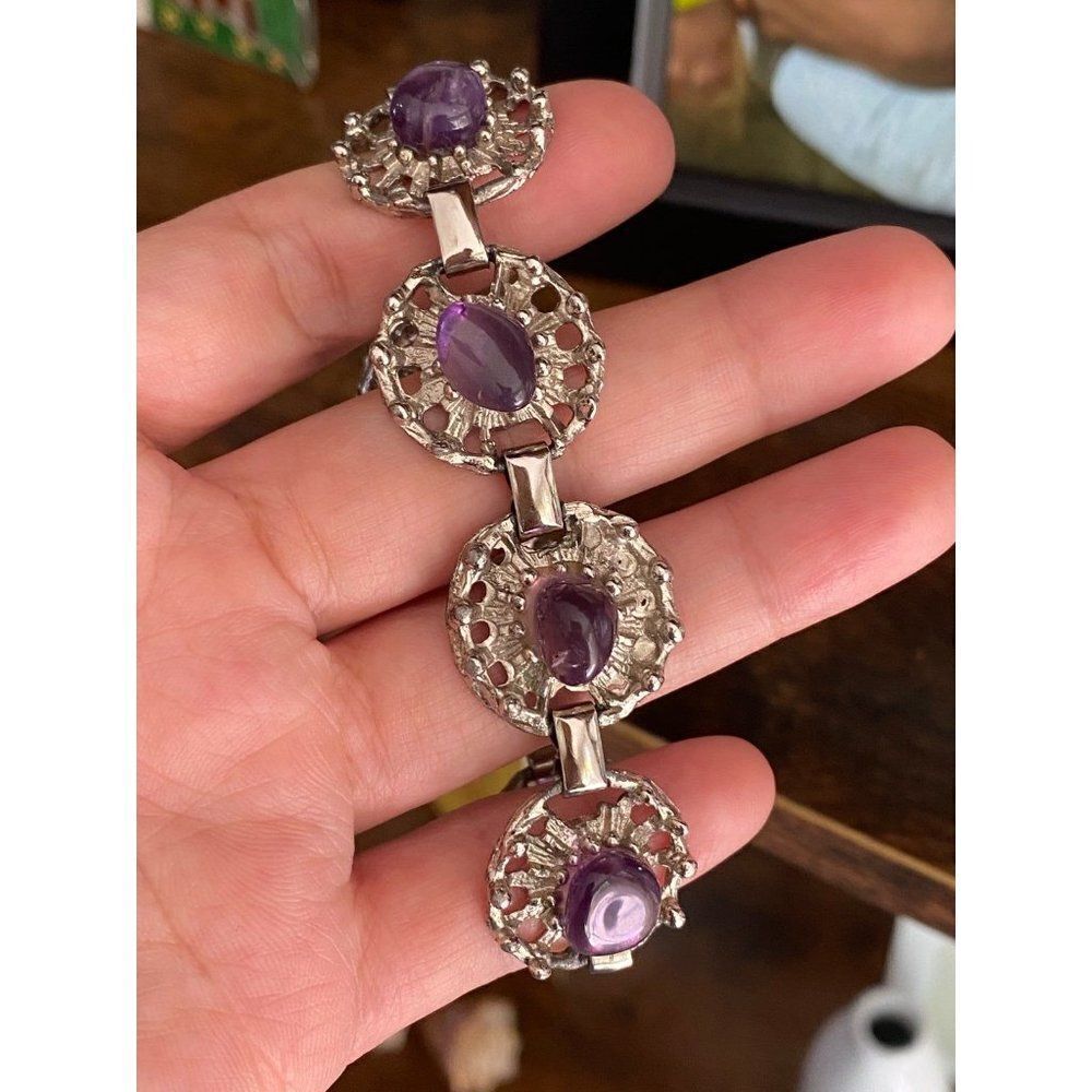 Amethysts Bracelet (d) - Picture 4 of 7